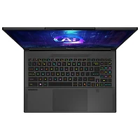 Portable de jeu de 16 po Stealth A16 AI+ de MSI - Noir (Ryzen AI 9 365 d'AMD/RAM 32 Go/SSD 1 To/GeForce RTX 4070/Win 11 Famille)