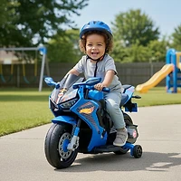 Flybar Hot Wheels 6-Volt Ride-On Motorcycle - Blue