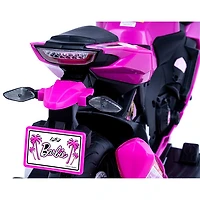 Moto porteuse Barbie 6 V de Flybar - Rose