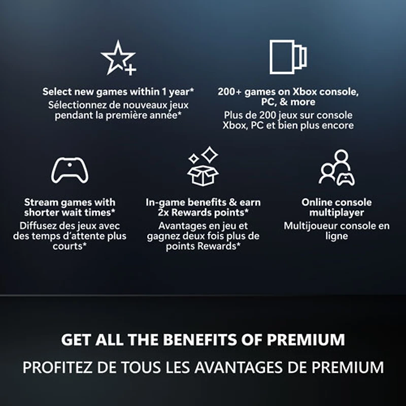 Xbox Game Pass Premium 3-Month Membership - Digital Download