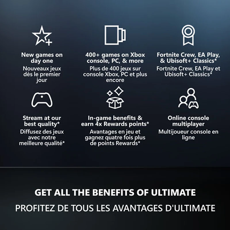 Xbox Game Pass Ultimate 3-Month Membership - Digital Download