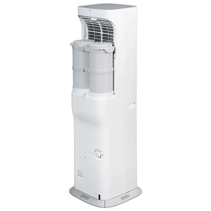 Climatiseur portatif vertical intelligent avec convertisseur de courant 3-en-1 de Hisense - 10 000 BTU - Blanc