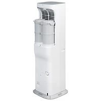 Climatiseur portatif vertical intelligent avec convertisseur de courant 3-en-1 de Hisense - 10 000 BTU - Blanc