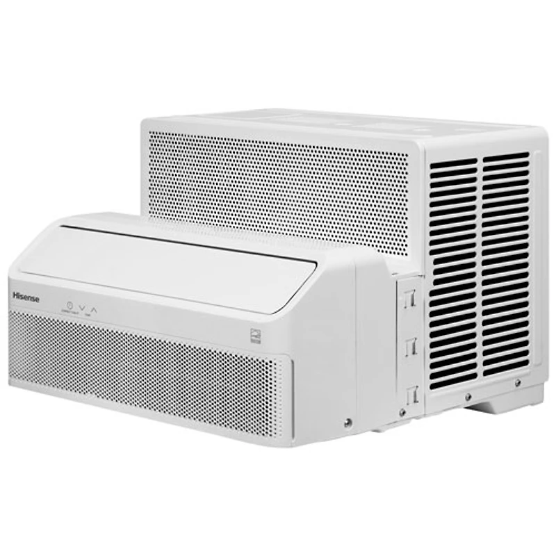 Hisense 4-in-1 UltraSlim Window Air Conditioner - 10000 BTU (450 sq ft Coverage) - 52dB, Remote - White