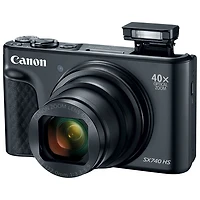 Canon PowerShot SX740 HS Wi-Fi 20.3MP 40x Optical Zoom Digital Camera - Black