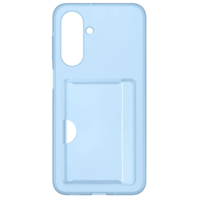 Étui rigide ajusté à fentes pour cartes de Samsung pour Galaxy A17 - Bleu