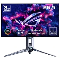 Moniteur de jeu DEL QHD GàG 540 Hz 0,02 ms 27 po ROG Swift d'ASUS (PG27AQWP-W)