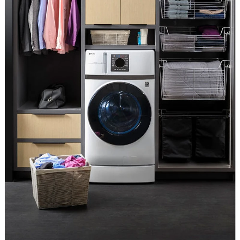 GE Profile 5.3 Cu. Ft. Ventless All in One Heat Pump Washer Dryer Combo - Energy Star (PFQ83HSSWWW) - White