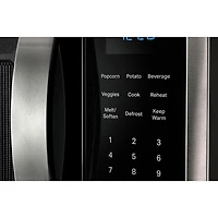 Four à micro-ondes à hotte intégrée de Whirlpool - 1,9 pi³ - Acier inoxydable