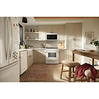 Whirlpool 30" 5.3 Cu. Ft. Fan Convection 5-Element Slide-In Electric Air Fry Range (YWSES4530TW) - White