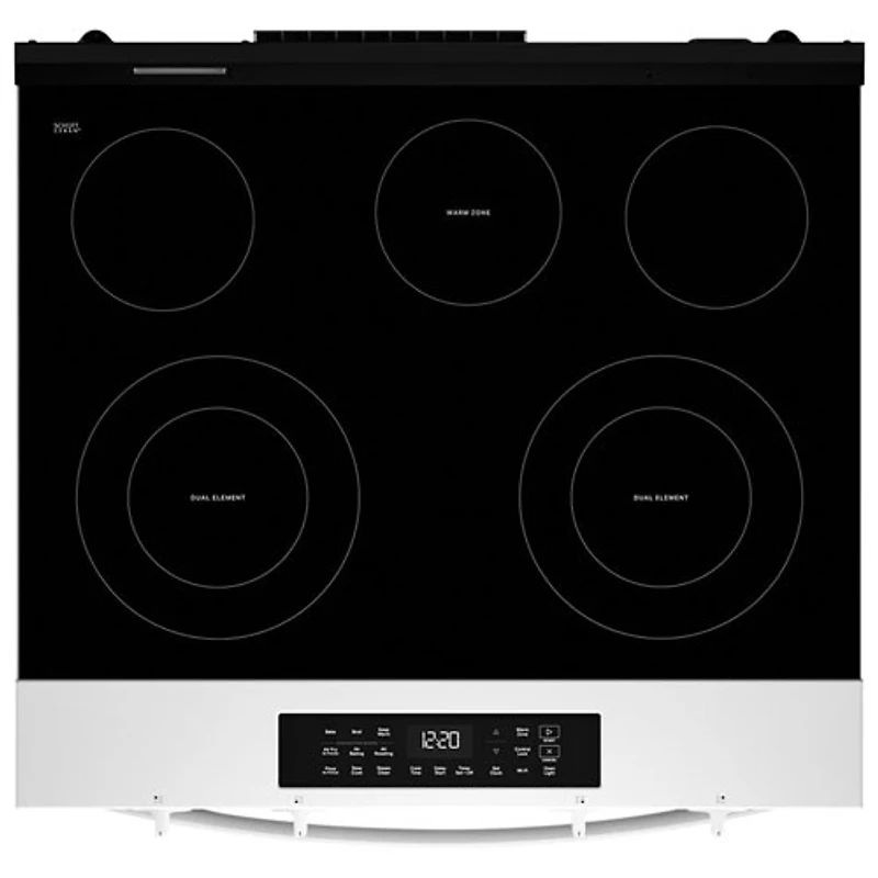 Whirlpool 30" 5.3 Cu. Ft. Fan Convection 5-Element Slide-In Electric Air Fry Range (YWSES4530TW) - White