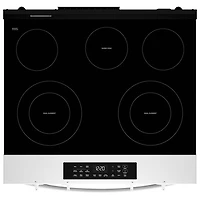 Whirlpool 30" 5.3 Cu. Ft. Fan Convection 5-Element Slide-In Electric Air Fry Range (YWSES4530TW) - White
