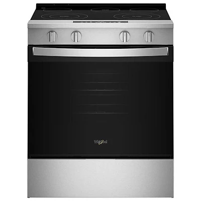 Whirlpool 30" 5.3 Cu. Ft. 5-Element Slide-In Electric Range (YWSES3330TS) - Stainless Steel