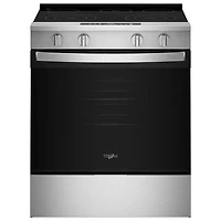 Whirlpool 30" 5.3 Cu. Ft. 5-Element Slide-In Electric Range (YWSES3330TS) - Stainless Steel