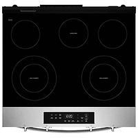 Whirlpool 30" 5.3 Cu. Ft. 5-Element Slide-In Electric Range (YWSES3330TS) - Stainless Steel