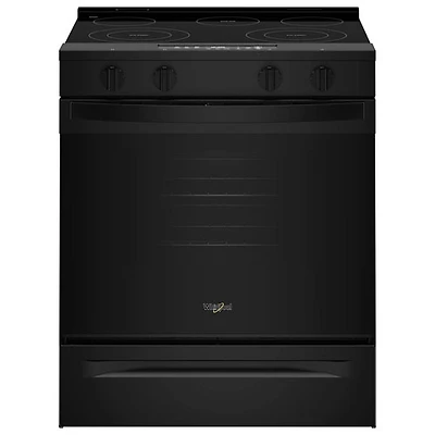 Whirlpool 30" 5.3 Cu. Ft. 5-Element Slide-In Electric Range (YWSES3330TB) - Black