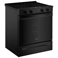 Whirlpool 30" 5.3 Cu. Ft. 5-Element Slide-In Electric Range (YWSES3330TB) - Black
