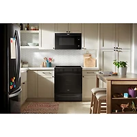Whirlpool 30" 5.3 Cu. Ft. 5-Element Slide-In Electric Range (YWSES3330TB) - Black