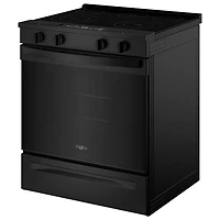Whirlpool 30" 5.3 Cu. Ft. 5-Element Slide-In Electric Range (YWSES3330TB) - Black