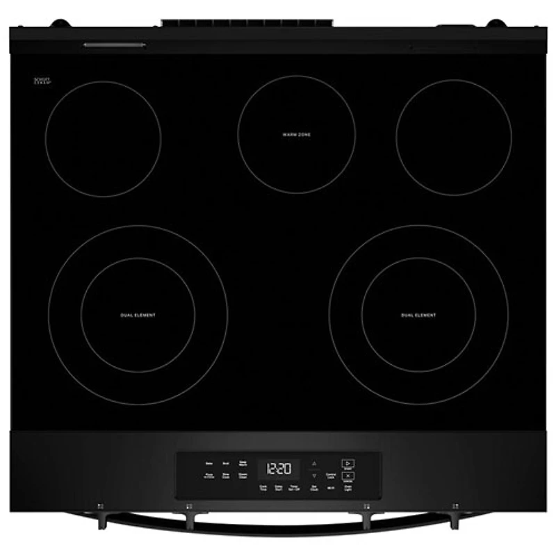Whirlpool 30" 5.3 Cu. Ft. 5-Element Slide-In Electric Range (YWSES3330TB) - Black