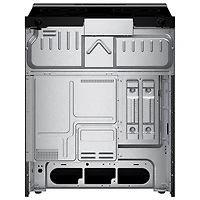 Whirlpool 30" 5.3 Cu Ft 5-Element Slide-In Electric Air Fry Range (YWSES4530TZ) -Fingerprint Resistant Stainless