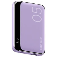 LOGiiX Vibrance Piston Power 5000 mAh USB-C/USB-A Power Bank - Lavender