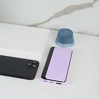 LOGiiX Vibrance Piston Power 10,000 mAh Dual USB-C/USB-A Power Bank - Lavender