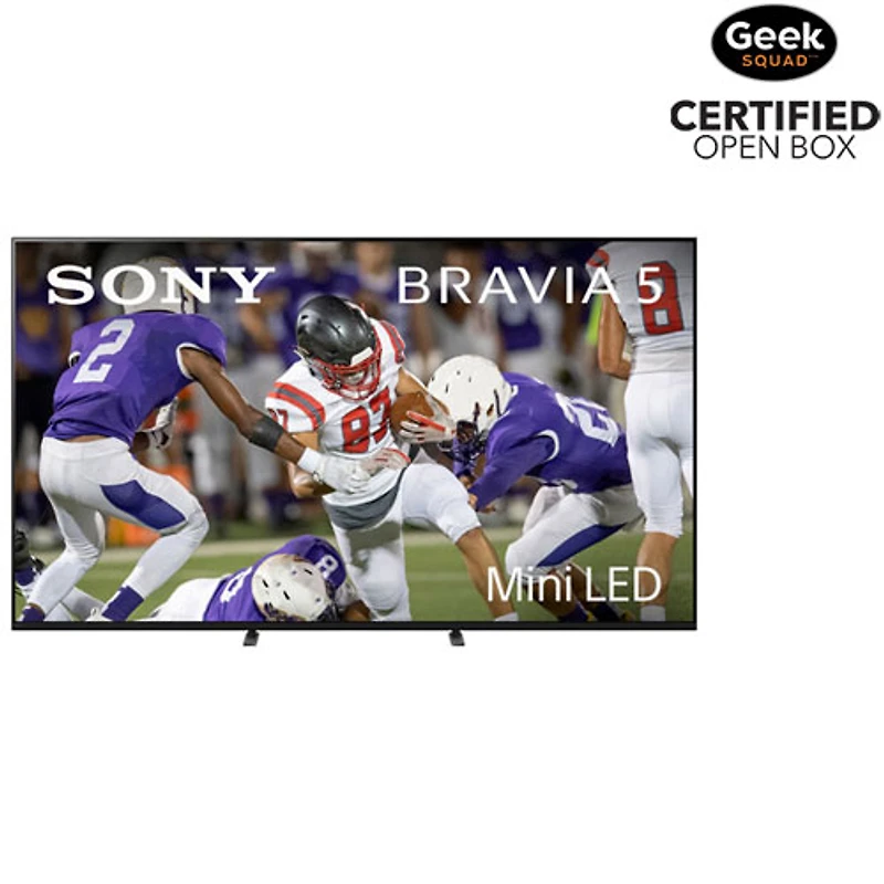 Boîte ouverte - Téléviseur intelligent Google mini-DEL HDR UHD 4K BRAVIA 5 XR50 de 75 po de Sony (K75XR50) - 2025