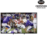 Boîte ouverte - Téléviseur intelligent Google mini-DEL HDR UHD 4K BRAVIA 5 XR50 de 75 po de Sony (K75XR50) - 2025