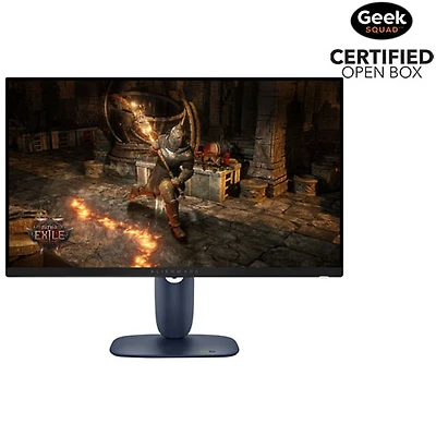 Boîte ouverte - Moniteur de jeu DELO QD-DELO GàG 280 Hz 0,03 ms G-Sync FreeSync 27 po d'Alienware (AW2725D) - Noir