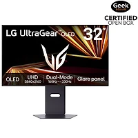 Boîte ouverte - Moniteur de jeu DELO Ultra HD 4K 165 Hz GàG 0,03 ms 32 po G-Sync FreeSync de LG (32GX850A-B) - Noir