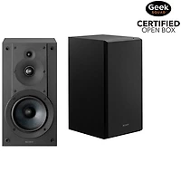 Open Box - Sony SSCS5M2 Bookshelf Speaker - Pair - Black