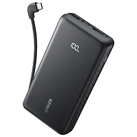 Chargeur portable USB-A/USB-C 22,5 W 20 000 mAh avec câble intégré Zolo d'Anker - Noir