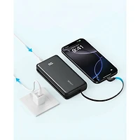 Chargeur portable USB-A/USB-C 22,5 W 20 000 mAh avec câble intégré Zolo d'Anker - Noir