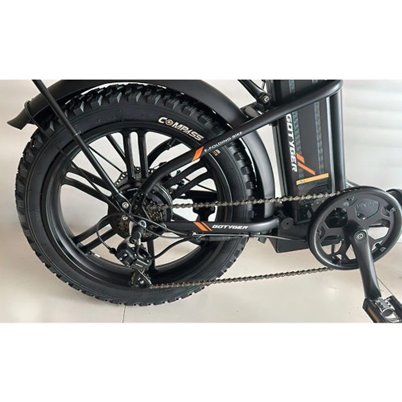 Gotyger Cargo Foldable Fat Tire Electric City Bike (500W Motor / 50km Range / 30km/h Top Speed
