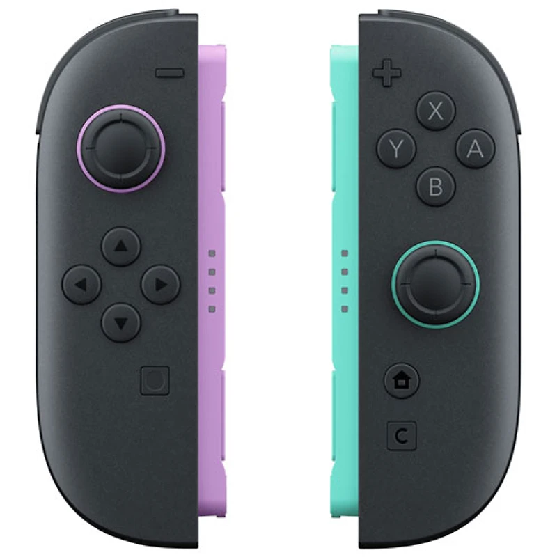 Manettes gauche et droite Joy-Con 2 pour Nintendo Switch 2 - Mauve/Vert pastel