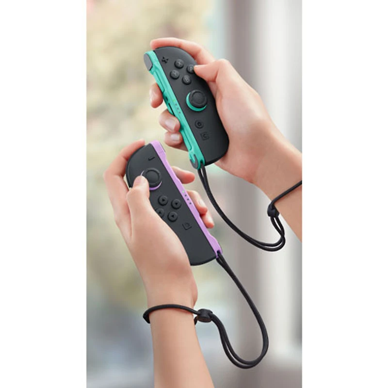 Manettes gauche et droite Joy-Con 2 pour Nintendo Switch 2 - Mauve/Vert pastel
