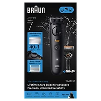 Trousse de soins sans fil tout-en-un avec ou sans eau Series 7 de Braun (AIO7530)