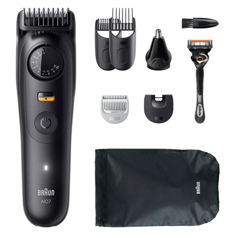 Trousse de soins sans fil tout-en-un avec ou sans eau Series 7 de Braun (AIO7530)