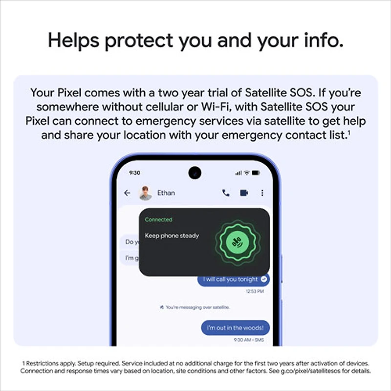 Pixel 10a de 256 Go de Google avec TELUS - Brume - Financement mensuel