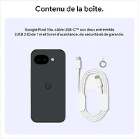 Pixel 10a de 128 Go de Google offert par Koodo - Noir volcanique - Forfait Balance sélectionné