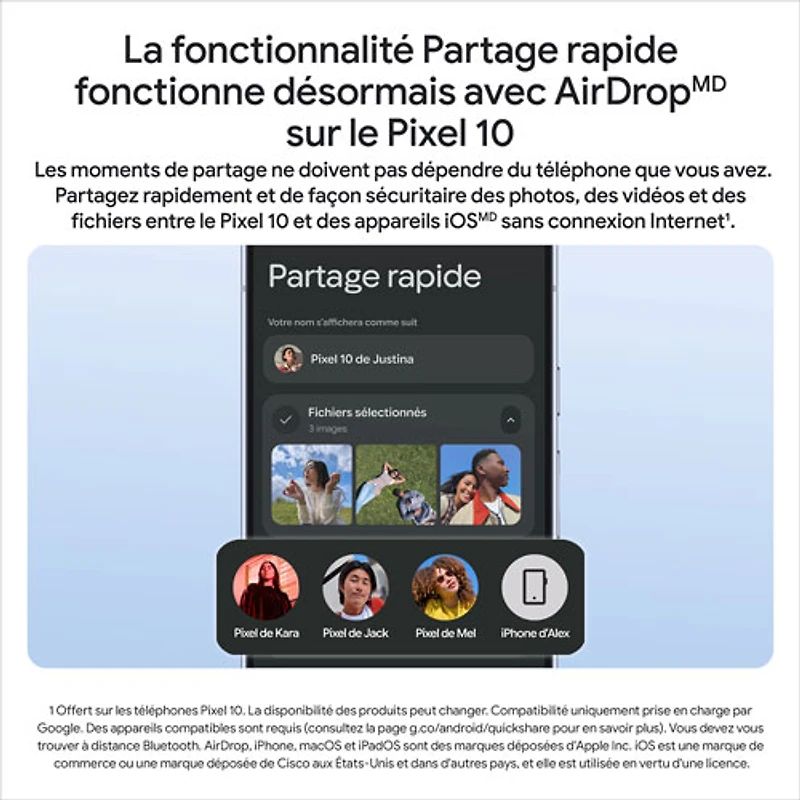 Pixel 10a de Go de Google avec Koodo - Brume
