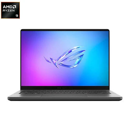 Portable de jeu 14 po ROG Zephyrus G14 d'ASUS - Gris éclipse (Ryzen AI 9 HX 370 AMD/RAM 32 Go/SSD 1 To/GeForce RTX 5060)