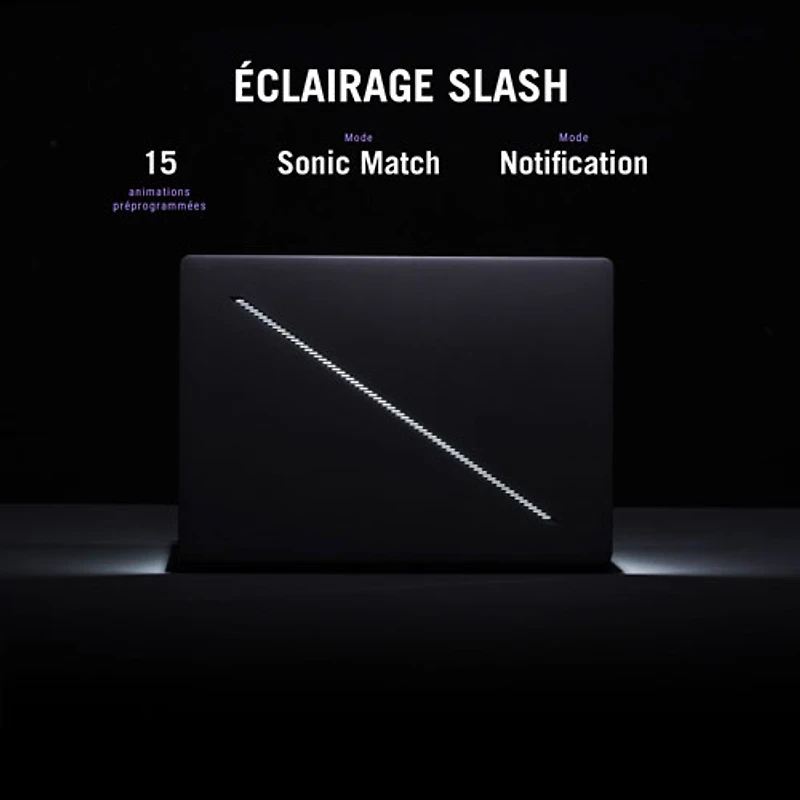 Portable de jeu 14 po ROG Zephyrus G14 d'ASUS - Gris éclipse (Ryzen AI 9 HX 370 AMD/RAM 32 Go/SSD 1 To/GeForce RTX 5060)