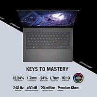 Portable de jeu 14 po ROG Zephyrus G14 d'ASUS - Gris éclipse (Ryzen AI 9 HX 370 AMD/RAM 32 Go/SSD 1 To/GeForce RTX 5060)