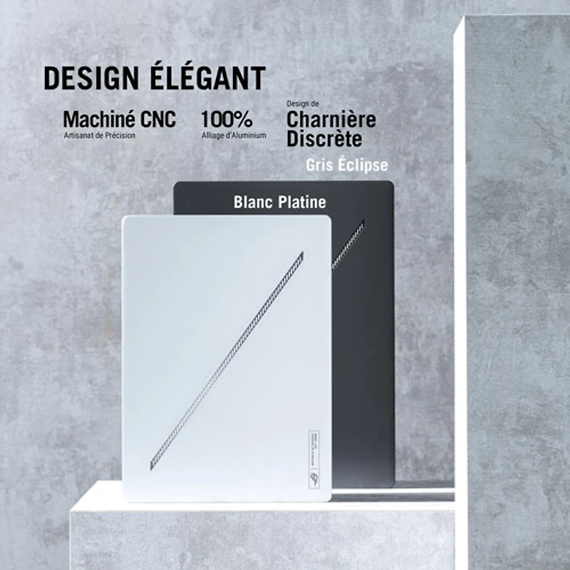 Portable de jeu 14 po ROG Zephyrus G14 d'ASUS - Gris éclipse (Ryzen AI 9 HX 370 AMD/RAM 32 Go/SSD 1 To/GeForce RTX 5060)