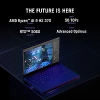 Portable de jeu 14 po ROG Zephyrus G14 d'ASUS - Gris éclipse (Ryzen AI 9 HX 370 AMD/RAM 32 Go/SSD 1 To/GeForce RTX 5060)