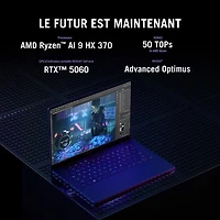 Portable de jeu 14 po ROG Zephyrus G14 d'ASUS - Gris éclipse (Ryzen AI 9 HX 370 AMD/RAM 32 Go/SSD 1 To/GeForce RTX 5060)