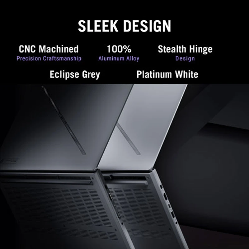 Portable de jeu 16 po ROG Zephyrus G16 d'ASUS - Gris éclipse (Core Ultra 9 285H d'Intel/RAM 32 Go/SSD 1 To/GeForce RTX 5060)