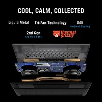 Portable de jeu 16 po ROG Zephyrus G16 d'ASUS - Gris éclipse (Core Ultra 9 285H d'Intel/RAM 32 Go/SSD 1 To/GeForce RTX 5060)